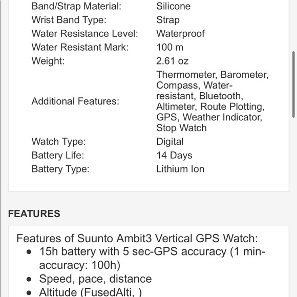 Suunto Ambit3 Vertical - Picture 7 of 14